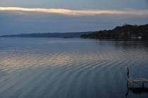 Pronto para um mergulho no fim de tarde, em Flores, na Guatemala